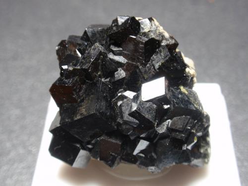 Andradita (variedad melanito)<br />Imilchil area, Anti-Atlas, Er Rachidia Province, Drâa-Tafilalet Region, Morocco<br />30x25 mm<br /> (Autor: Ignacio)