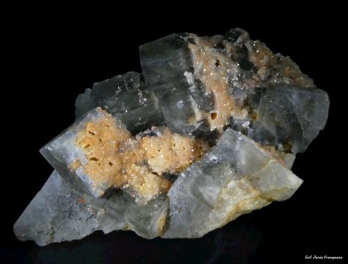 Fluorita.<br />Mina Matagalls (Minas de Sant Marçal), Sant Marçal, Viladrau, Comarca Osona, Gerona / Girona, Cataluña / Catalunya, España<br />95x61 mm.<br /> (Autor: Jesus Franquesa Baucells)