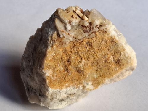 Bariumpharmacosiderite<br />Clara Mine, Rankach Valley, Oberwolfach, Wolfach, Black Forest, Baden-Württemberg, Germany<br />5,5 x 4,5 cm<br /> (Author: Volkmar Stingl)