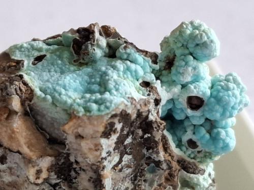 Natroglaucokerinite<br />Hilarion Mine, Hilarion area, Kamariza Mines, Agios Konstantinos, Lavrion Mining District, Attikí (Attica) Prefecture, Greece<br />3,5 x 1,5 cm<br /> (Author: Volkmar Stingl)