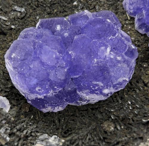 Fluorita y Moscovita<br />Minas da Panasqueira, Aldeia de São Francisco de Assis, Covilhã, Castelo Branco, Cova da Beira, Región Centro, Portugal<br /><br /> (Autor: castrominerals)