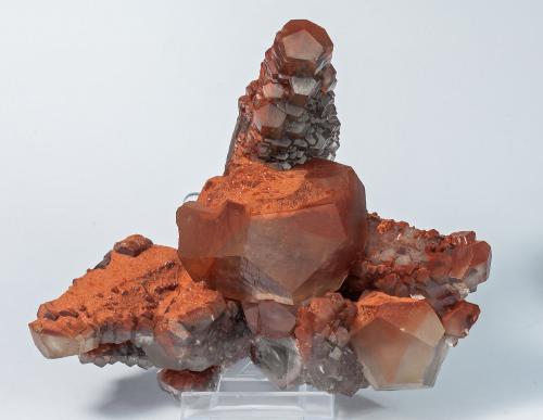 Calcite with iron oxide inclusions<br />Mina Fengjiashan, Edong, Daye, Prefectura Huangshi, Provincia Hubei, China<br />11.6 × 9.8 × 5.2 cm<br /> (Author: Jordi Fabre)