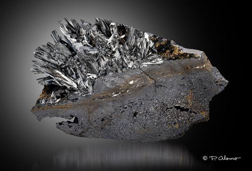 Pirolusita<br />Cercal, Santiago do Cacém, Setúbal District, Área Metropolitana de Lisboa Region, Portugal<br />4,5cm x 3cm x 2,5cm<br /> (Autor: Pere Alonso)