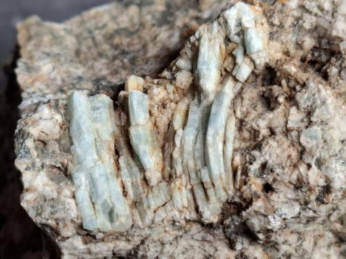 Beryl<br />Weißenbachkar, Nassfeld, Böckstein, Bad Gastein, St. Johann im Pongau, Salzburg, Austria<br />7 x 5 cm<br /> (Author: Volkmar Stingl)