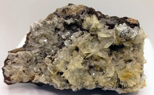 Barita.<br />Mina Haití, Cabezo de San Ginés, San Ginés de la Jara, Cartagena, Comarca Campo de Cartagena, Región de Murcia (Murcia), España<br />11x7 cm<br /> (Autor: AntonioJesus)