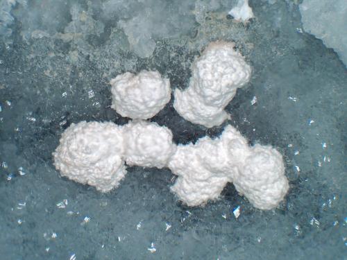 Tacharanita, Phillipsita<br />Puech de Vermus, Espalion, Aveyron, Occitanie, Francia<br />Grupo de cristales de 6 mm.<br /> (Autor: Antonio P. López)