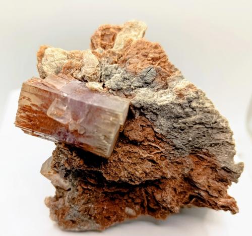 Aragonito<br />Afloramiento del Keuper, Los Yesares, Camporrobles, Comarca Requena-Utiel, Valencia / València, Comunidad Valenciana / Comunitat Valenciana, España<br />10x9cm.<br /> (Autor: AntonioJesus)