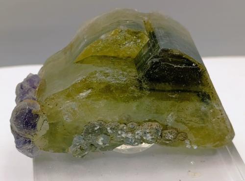 Fluorapatito y fluorita<br />Minas da Panasqueira, Aldeia de São Francisco de Assis, Covilhã, Castelo Branco, Cova da Beira, Región Centro, Portugal<br />7x4 cm.<br /> (Autor: AntonioJesus)