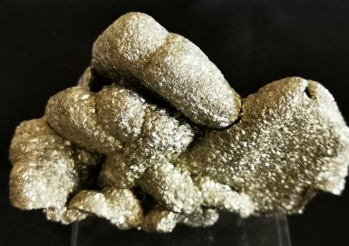 Pyrite-Baryte<br />Bou Nahas Mine, Oumjrane mining area, Alnif Commune, Tinghir Province, Drâa-Tafilalet Region, Morocco<br />7cmx4cm<br /> (Author: Enrique Llorens)