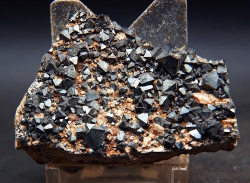 Magnetita<br />Mina Huayriquiña (Mina Huaraniquiña), Cerro Huañaquino, Paco Grande, Provincia Tomás Frías, Departamento Potosí, Bolivia<br />6 x 4.5 cm<br /> (Autor: Pedro Antonio)