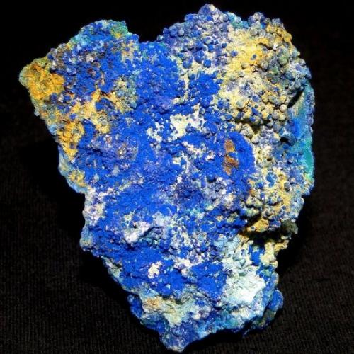 Cianotriquita<br />Yacimiento Copaquire, distrito minero Collahuasi, Comuna Pica, Provincia Tamarugal, Región Tarapacá, Chile<br />60 x 60 mm<br /> (Autor: Joaquin Blanco Cortina)