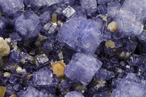 Fluorite, Siderite on Quartz<br />Minas da Panasqueira, Aldeia de São Francisco de Assis, Covilhã, Castelo Branco, Cova da Beira, Centro Region, Portugal<br /><br /> (Author: James Catmur)