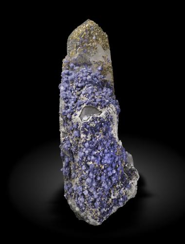 Fluorite, Calcite, Siderite on Quartz<br />Minas da Panasqueira, Aldeia de São Francisco de Assis, Covilhã, Castelo Branco, Cova da Beira, Centro Region, Portugal<br />30 x 15 x 15 cm<br /> (Author: James Catmur)