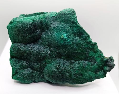 Malaquita.<br />Mina L'Etoile du Congo, Lubumbashi (Elizabethville), Cinturón de cobre de Katanga, Haut-Katanga (Shaba), República Democrática del Congo (Zaire)<br />10''5 X 7''5 cm<br /> (Autor: AntonioJesus)