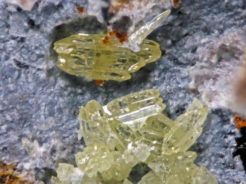 Vanadinita<br />Mina La Solución, Fuente Obejuna, Comarca Valle del Guadiato, Córdoba, Andalucía, España<br />FOV 0.5 cm<br /> (Autor: Cesar M. Salvan)