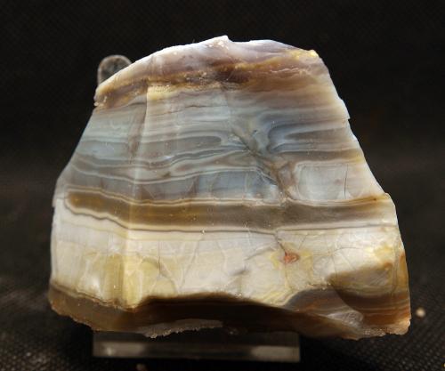 Cuarzo (variedad ágata)<br />Toledo, Castilla-La Mancha, España<br />5.5 x 7 cm<br /> (Autor: Pedro Antonio)