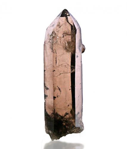 Quartz<br />Central St Gotthard Massif, Leventina, Ticino (Tessin), Switzerland<br />Specimen height 12,5 cm<br /> (Author: Tobi)