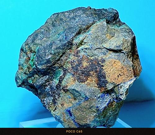 Tennantita<br />El Saltador, Carboneras, Comarca Levante Almeriense, Almería, Andalucía, España<br />3,5 x 3,5 cm.<br /> (Autor: Felipe Abolafia)