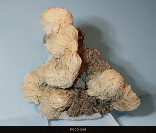 Barita<br />Mina María, Solana del Cabezo de Huércal, Sierra de Enmedio, Almendricos, Lorca, Comarca Alto Guadalentín, Región de Murcia (Murcia), España<br />7,5 x 7 cm.<br /> (Autor: Felipe Abolafia)