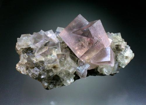 Fluorite<br />Heights Quarry, Westgate, Weardale, North Pennines Orefield, County Durham, England / United Kingdom<br />11x6x6 cm<br /> (Author: Jesse Fisher)