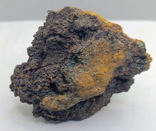 Cobre<br />Minas de Herrerías, corta Guadiana, Puebla de Guzmán, Comarca El Andévalo, Huelva, Andalucía, España<br />7''5 x 5''5 cm<br /> (Autor: AntonioJesus)