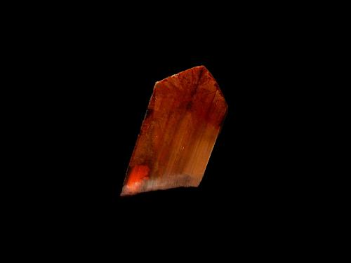 Brookite<br />Kharan District, Balochistan (Baluchistan), Pakistan<br />25 mm x 13 mm x 1 mm<br /> (Author: Dany Mabillard)