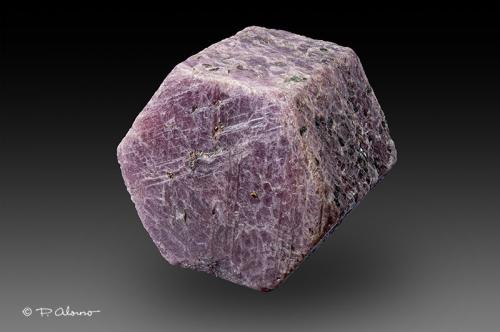 Corindón<br />Zona Mandronarivo, Distrito Beroroha, Región Atsimo-Andrefana, Madagascar<br />4cm x 4cm x 3cm<br /> (Autor: Pere Alonso)