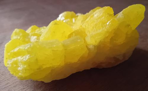 Sulphur<br />Gibellini Mine, Racalmuto, Agrigento (Girgenti) Province, Sicily, Italy<br />10x8 cm<br /> (Author: mineralenzo)