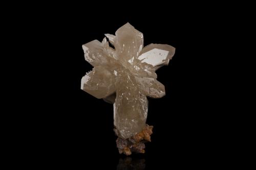 Cerussite<br />Tsumeb Mine, Tsumeb, Otjikoto Region, Namibia<br />6 x 6 x 9.5 cm / main crystal: 6.2 cm<br /> (Author: MIM Museum)