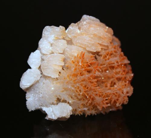 Mimetite, Cerussite<br />Nakhlak Mine, ↓200 m., Madan-e Nakhlak, Anarak District, Nain, Isfahan Province, Iran<br />5 x 4.3 cm<br /> (Author: Don Lum)