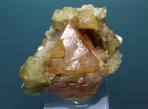 Scheelita<br />Huya township, Mount Xuebaoding, Pingwu, Mianyang Prefecture, Sichuan Province, China<br />5 x 4 x 4 cm.<br /> (Autor: Carles Rubio)