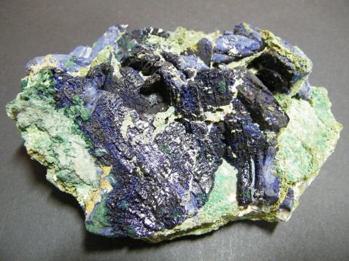 Malachite/Azurite<br />Tsumeb Mine, Tsumeb, Otjikoto Region, Namibia<br />140x100mm<br /> (Author: Heimo Hellwig)
