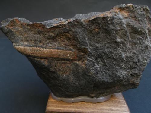 Cianita pseudomórfica de andalucita<br />Trevélez, Comarca Alpujarra Granadina, Granada, Andalusia, Spain<br />9 x 5 x 2 cm<br /> (Autor: Antonio Alcaide)