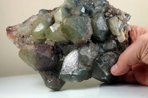 Calcite<br />Guanajuato, Mexico<br />5.5 x 4.3 x 2 centimeters<br /> (Author: Ricardo Melendez)