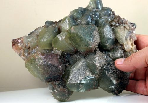 Calcita<br />Guanajuato, Mexico<br />5.5 x 4.3 x 2 centimetros<br /> (Autor: Ricardo Melendez)