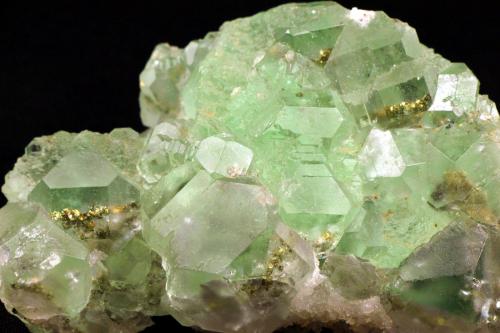 Fluorite and pyrite<br />Naica Mine, Naica, Municipio Saucillo, Chihuahua, Mexico<br />9 x 6.5 x 4.3 centimeters<br /> (Author: Ricardo Melendez)