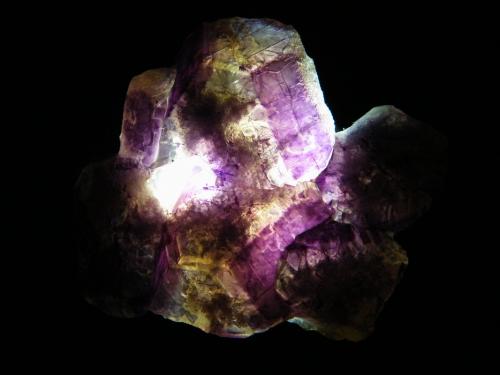 Fluorite<br />Erongo Mountain, Usakos, Erongo Region, Namibia<br />60x45x15mm<br /> (Author: Heimo Hellwig)