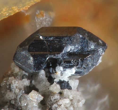 Stephanite<br />Fuerza Mine, Hiendelaencina, Comarca Serranía de Guadalajara, Guadalajara, Castilla-La Mancha, Spain<br />fov 2.8 mm<br /> (Author: Rewitzer Christian)