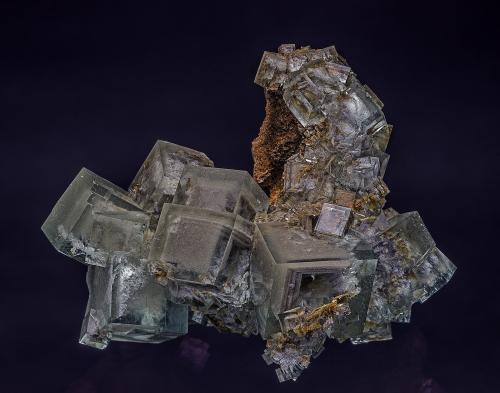 Fluorite<br />Huangshaping Mine, Guiyang, Chenzhou Prefecture, Hunan Province, China<br />6.5  x 6.9 cm<br /> (Author: am mizunaka)