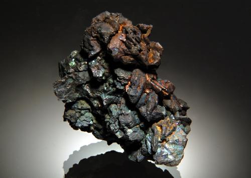 Chalcocite<br />Flambeau Mine, Ladysmith, Rusk County, Wisconsin, USA<br />4.1 x 4.5 cm<br /> (Author: crosstimber)