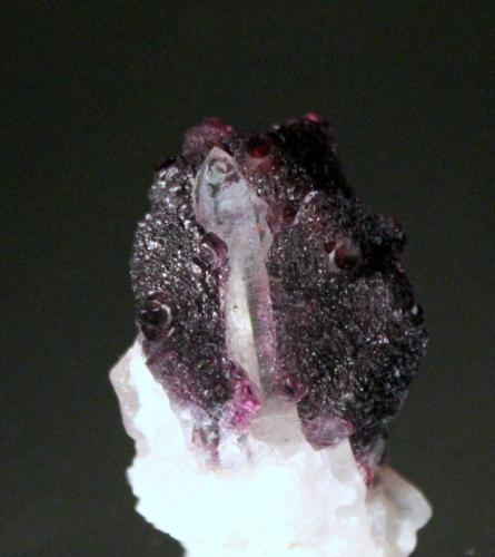 Fluorite, Quartz, Calcite<br />Orange river area, Kakamas, ZF Mgcawu District, Northern Cape Province, South Africa<br />3.7 x 2.3 x 2.1 cm<br /> (Author: Don Lum)