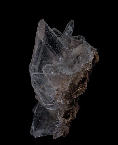 Gypsum (variety selenite)<br />Hanksville, Wayne County, Utah, USA<br />6.4 x 3.6 cm<br /> (Author: am mizunaka)