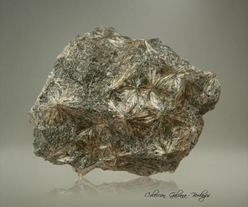 Grunerita<br />Minas Helen-MacLeod, McMurray and Chabanel, Distrito Algoma, Ontario, Canadá<br />67 x 54 x 40 mm.<br /> (Autor: Rafael Galiana)
