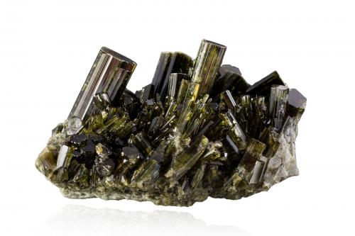 Vesuvianite<br />Banchette, Bellecombe, Châtillon, Aosta Valley (Val d'Aosta), Italy<br />10,0 x 5,5 x 5,5 cm<br /> (Author: MIM Museum)