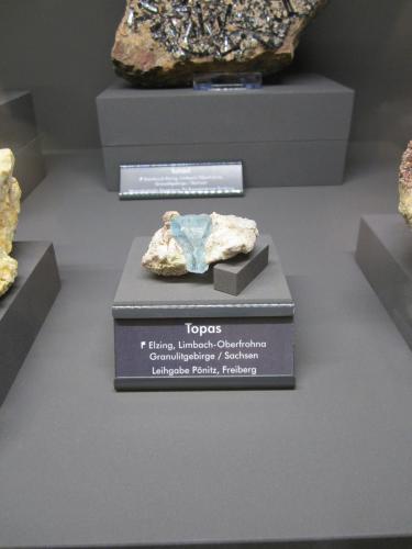 Topaz<br />Elzing Quarry, Elzing, Chemnitz, Saxony/Sachsen, Germany<br />Specimen size ~ 7 cm<br /> (Author: Tobi)