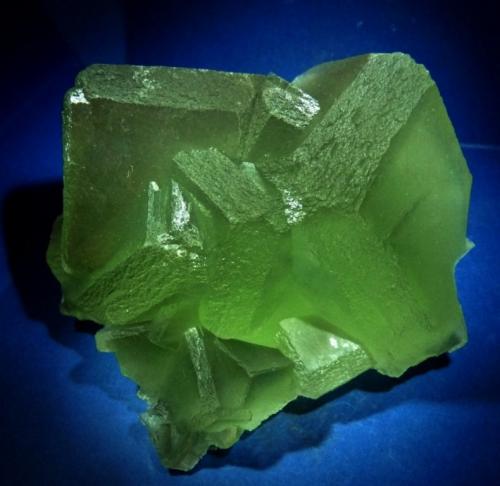 Fluorita.<br />Mina Xianghuapu, Xianghualing, Linwu, Prefectura Chenzhou, Provincia Hunan, China<br />110x80 mm.<br /> (Autor: Jesus Franquesa Baucells)