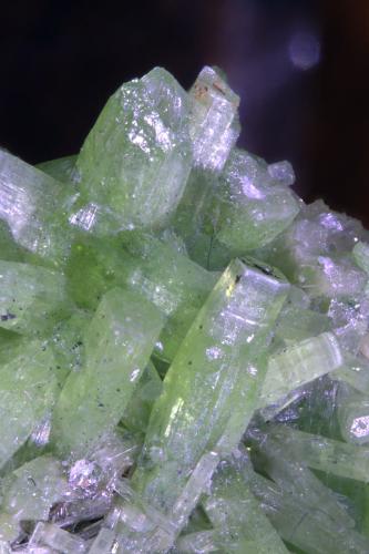 Pyromorphite<br />Daoping Mine, Gongcheng, Guilin Prefecture, Guangxi Zhuang Autonomous Region, China<br />FOV 12 mm<br /> (Author: Adrian Pripoae)