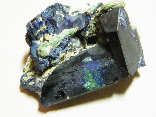 Azurite<br />Tsumeb Mine, Tsumeb, Otjikoto Region, Namibia<br />45x30x30mm<br /> (Author: Heimo Hellwig)