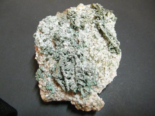 Copper, Calcite<br />Tsumeb Mine, Tsumeb, Otjikoto Region, Namibia<br />90x110x30mm<br /> (Author: Heimo Hellwig)