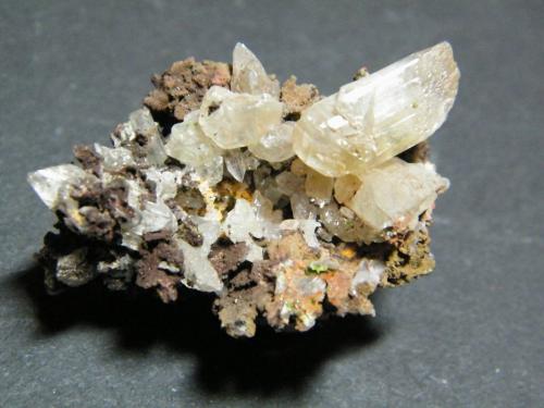 Copper, Cerussite<br />Tsumeb Mine, Tsumeb, Otjikoto Region, Namibia<br />40x30x25mm<br /> (Author: Heimo Hellwig)
